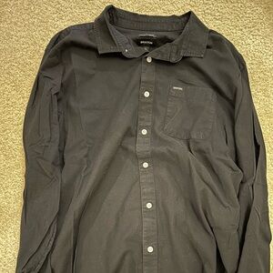 Brixton Charcoal Button-Up Shirt